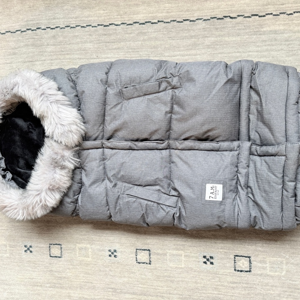 Gray Kids Winter Sleeping Bag by